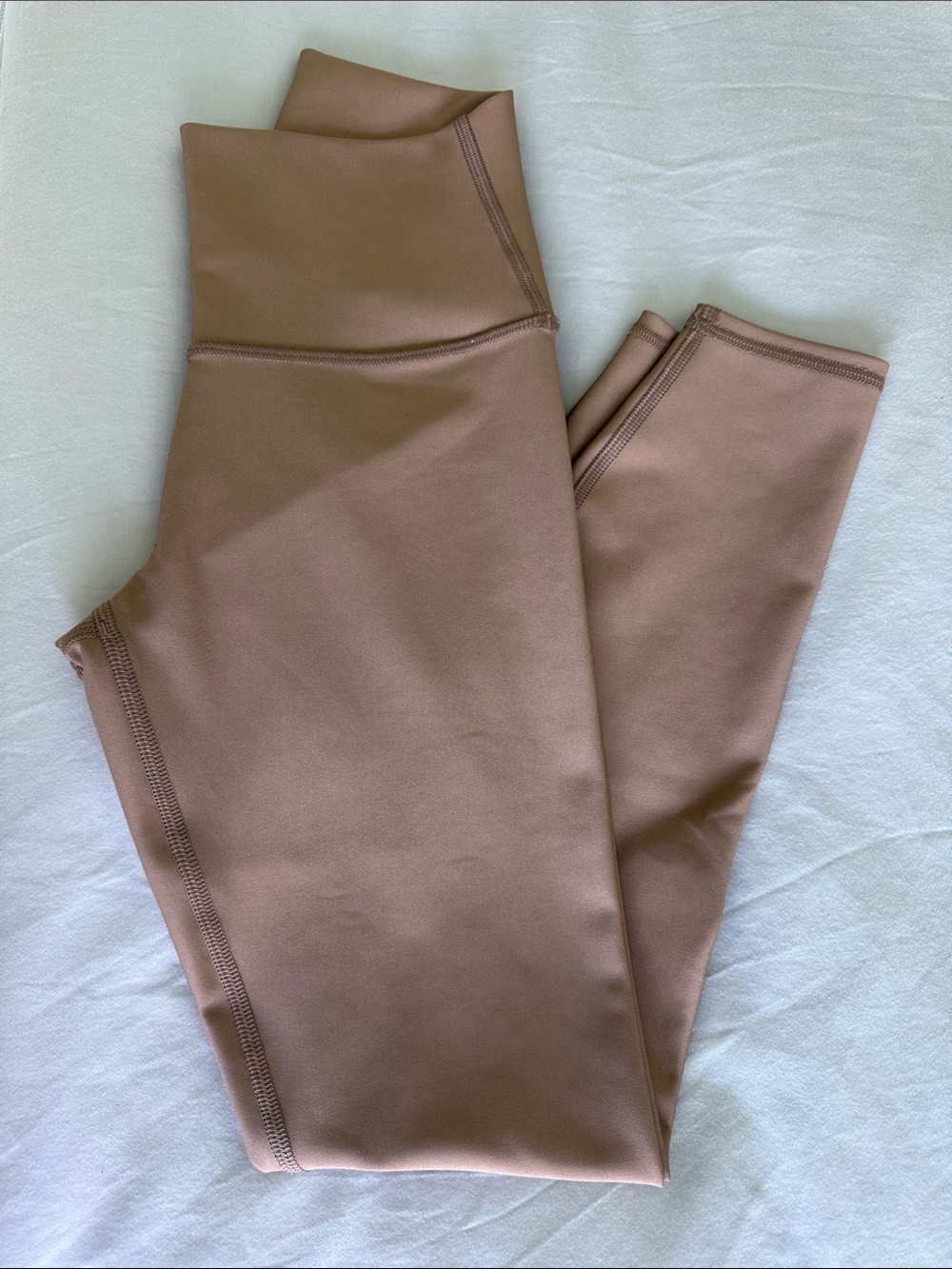 ALO Yoga Toasted Almond XXS 7/8 Airlift Leggings High-Waist WORN ONCE